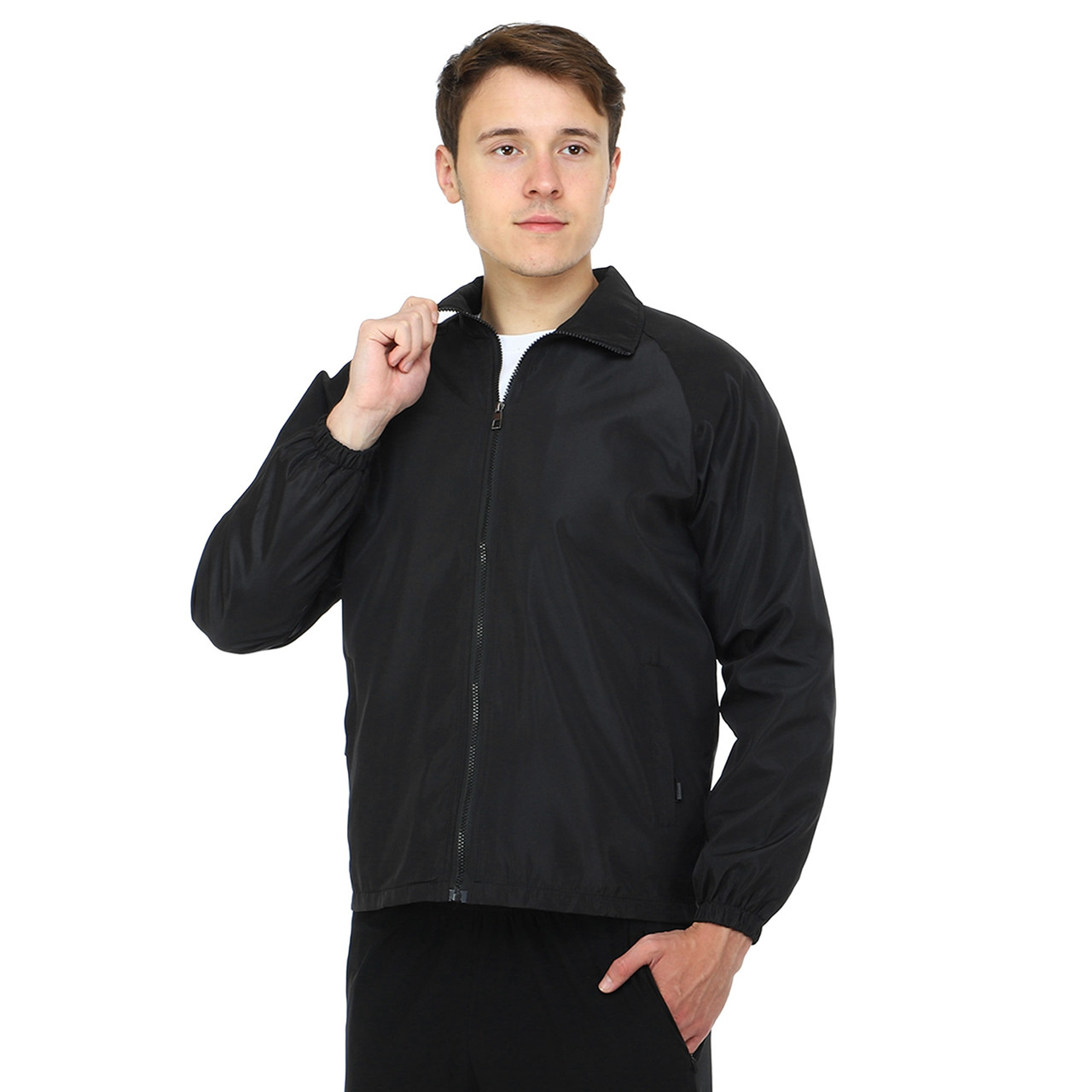 Ветровка спортивная мужская SP-Sport 602 размер 3XL (180-185 см) Black ...