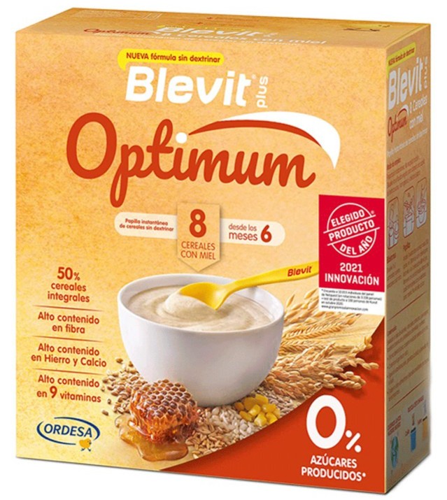 Blevit Papilla Plus 8 Cereal Duplo with Cake and Orange