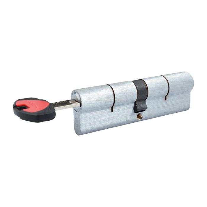 

Цилиндр SECUREMME K2 100mm 50/50 мм (5кл +1 монтажный ключ) мат.хром 48121
