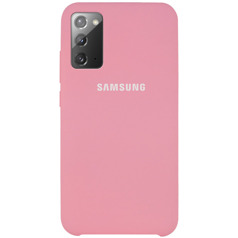 

Чехол Epik Silicone Cover (AAA) для Samsung Galaxy Note 20 Розовый/Pink