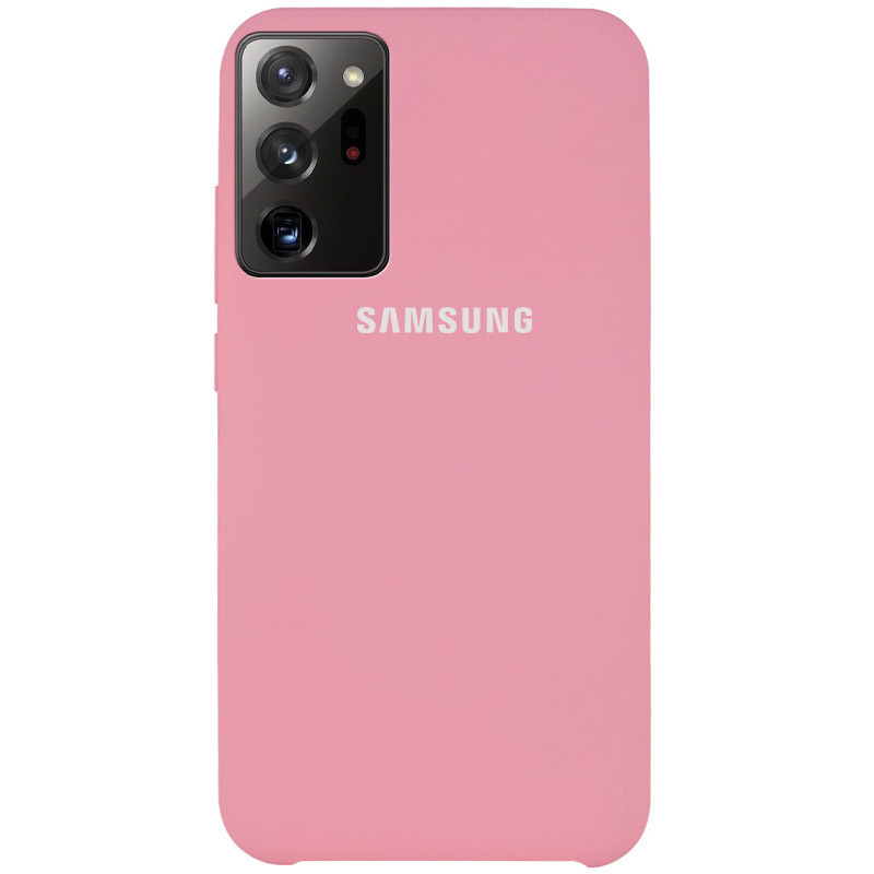 

Чехол Epik Silicone Cover (AAA) для Samsung Galaxy Note 20 Ultra Розовый/Light pink