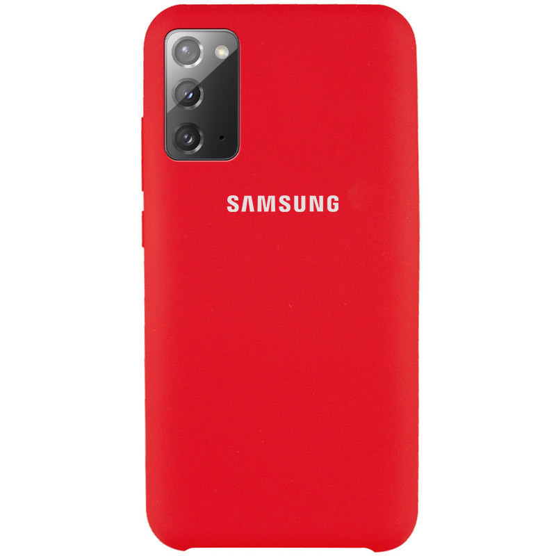 

Чехол Epik Silicone Cover (AAA) для Samsung Galaxy Note 20 Красный/Red