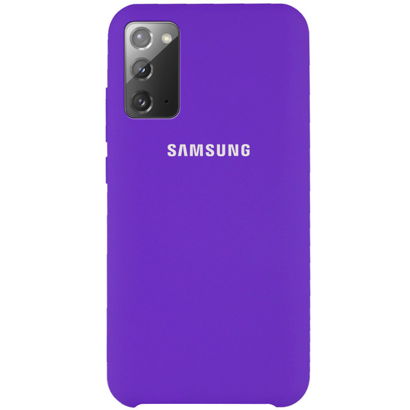 

Чехол Epik Silicone Cover (AAA) для Samsung Galaxy Note 20 Фиолетовый/Violet