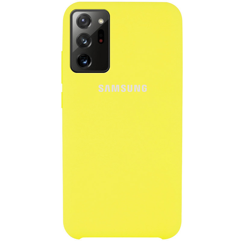 

Чехол Epik Silicone Cover (AAA) для Samsung Galaxy Note 20 Ultra Yellow