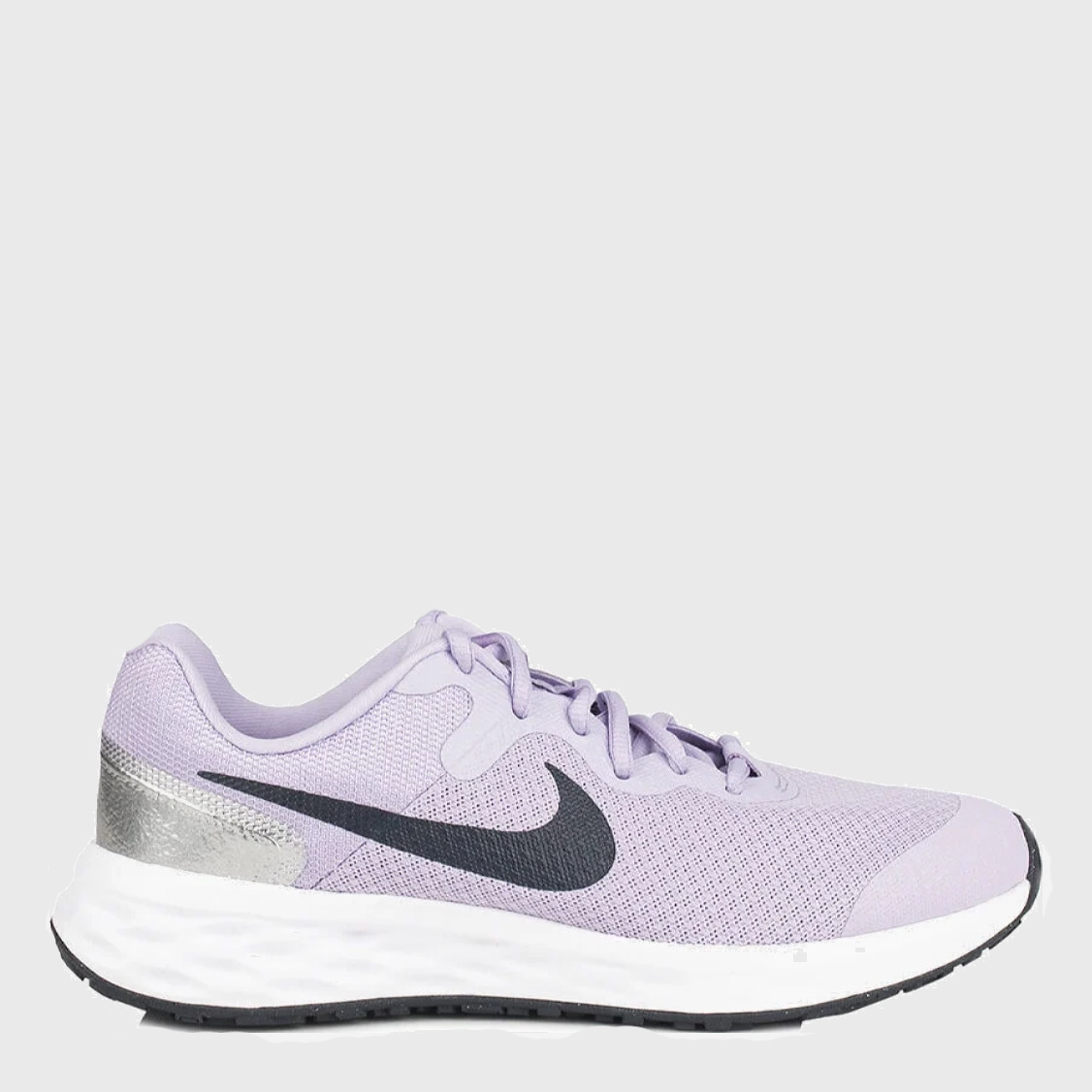 Акция на Підліткові кросівки для дівчинки Nike Revolution 6 Nn (Gs) DD1096-500 38 (5.5Y) Purple от Rozetka