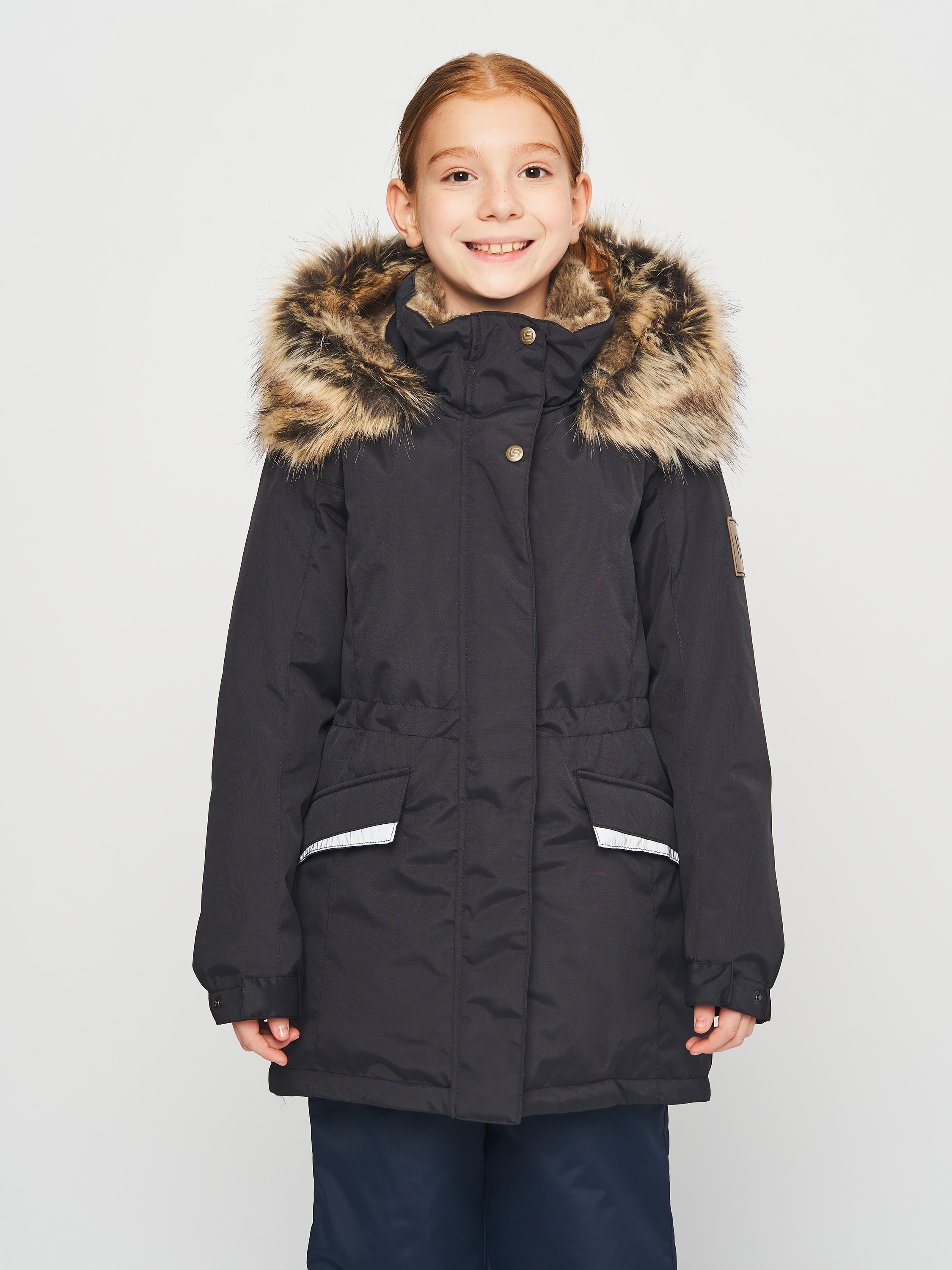 Акция на Підліткова зимова куртка-парка для дівчинки Lenne Ella 23671-042 164 см от Rozetka