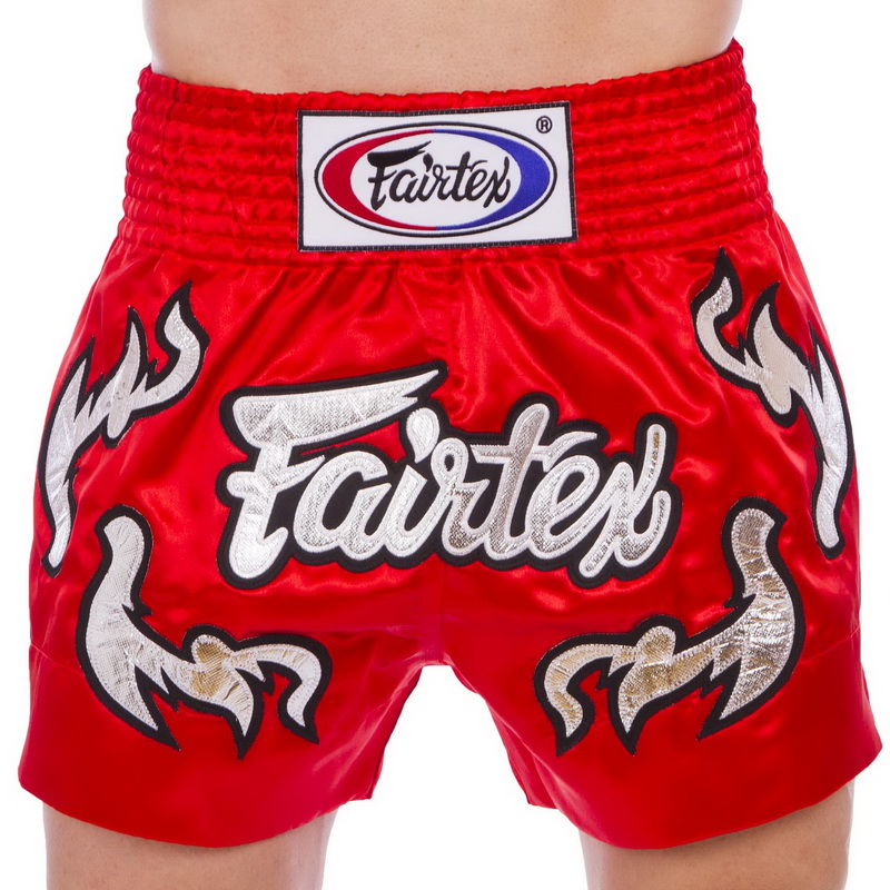 

Экипировка Fairtex Шорты для тайского бокса и кикбоксинга BS0665 S Красный /2