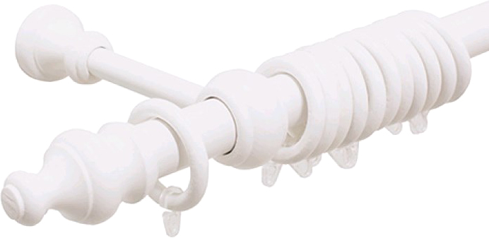 

Карниз Intensions Elementary Wooden Kits 28 мм 280 см (2х140 см) Белый (комплект)