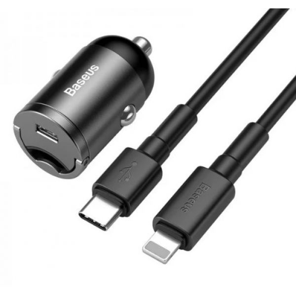 

Автомобільний зарядний пристрій Baseus Tiny Star Mini PPS Car Charge Gray (TZVCHX-0G)