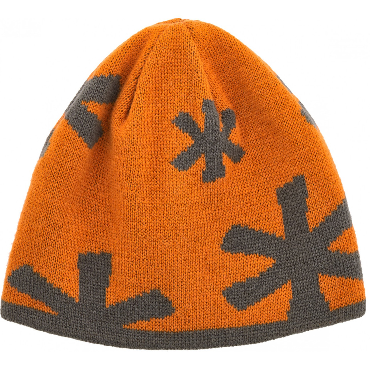 

Шапка в'язана підліткова 2-стороння Norfin JUNIOR ARCTIC (оранж / сіра) р.M (308713-M)