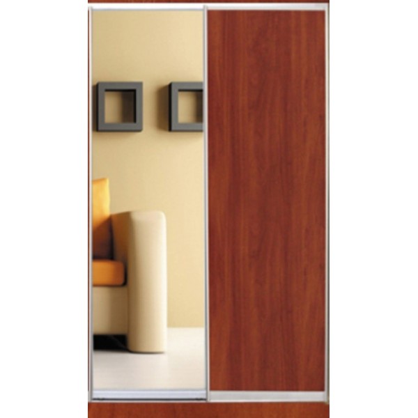 

Шкаф купе Классик 1 ДСП/Зеркало-11 1300x2200x450 двухдверный Matroluxe