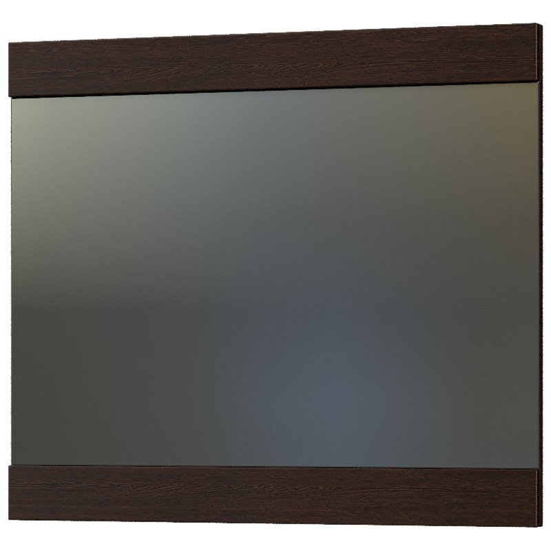 

Зеркало в гостиную, в спальню, в прихожую из ламинированного ДСП Британия венге темное Эверест