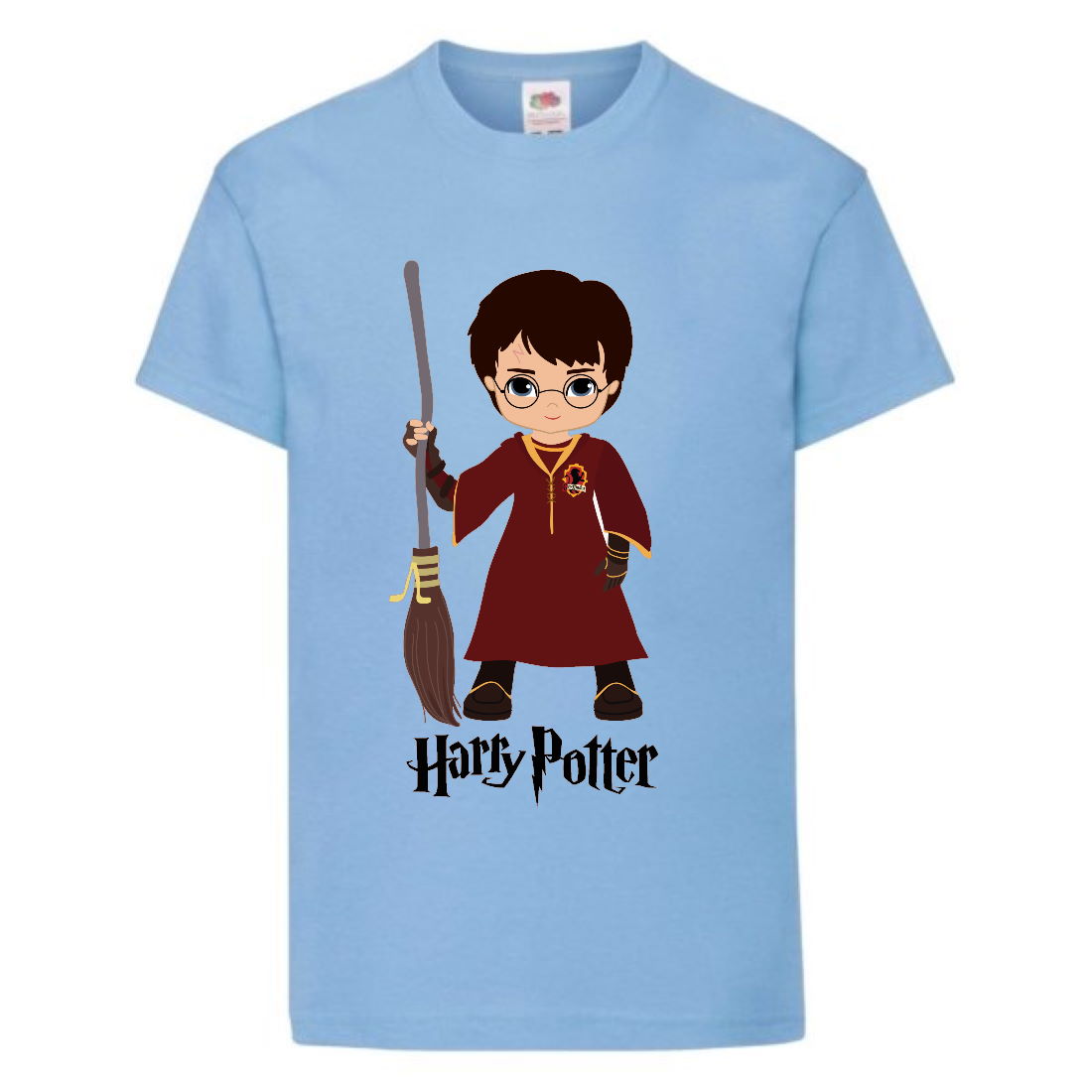 

Футболка детская Гарри Поттер 011 (Harry Potter) голубая (HPO lbl 011) 140 см