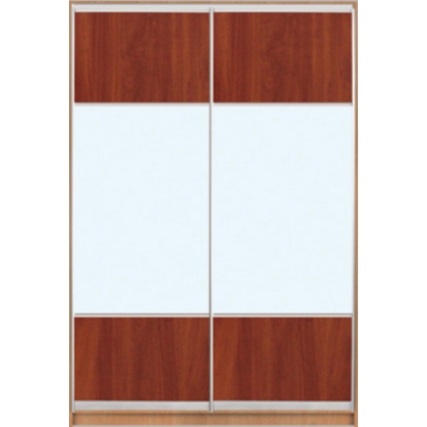 

Шкаф купе Классик 1 ДСП/Зеркало с Пескоструем-6 1600x2400x450 двухдверный Matroluxe