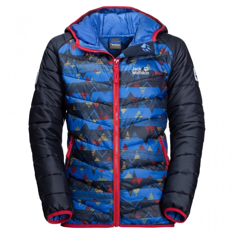 

Куртка стеганная ZENON PRINT JACKET KIDS Jack Wolfskin 1608142-6201 116 Синий
