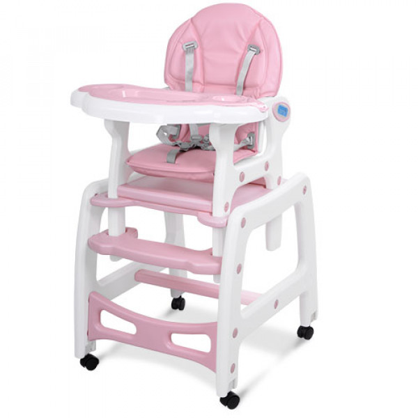 

Стульчик для кормления Bambi M 1563-8-1 (pink)