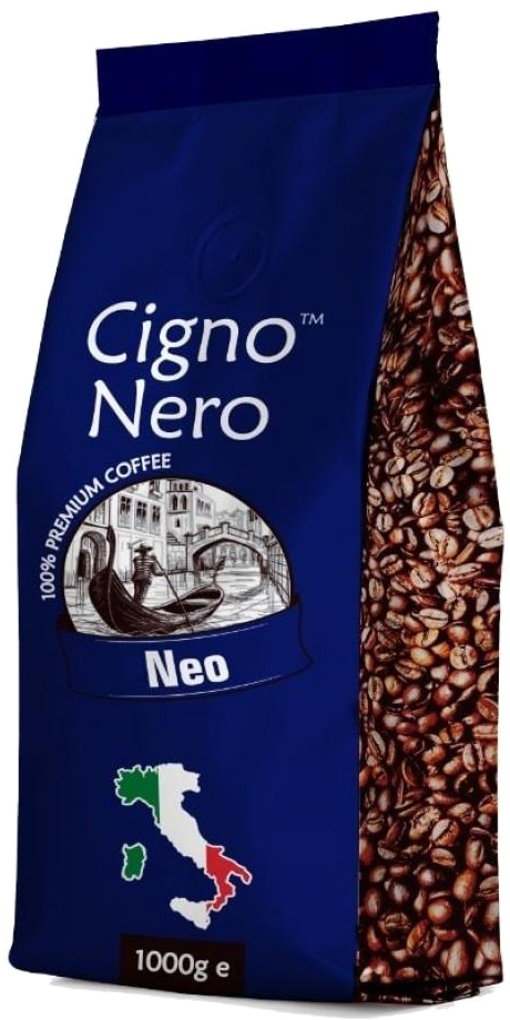 Акція на Кофе в зернах Cigno Nero Neo 1 кг (4820154091206) від Rozetka UA