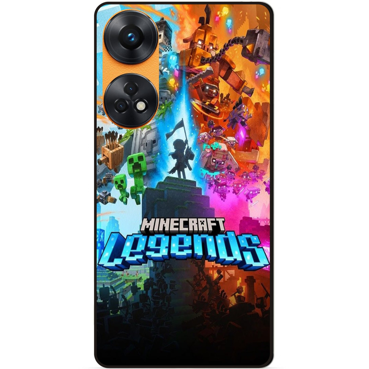 Силиконовый чехол Candy для Oppo A58 игра Майнкрафт Minecraft – фото ...