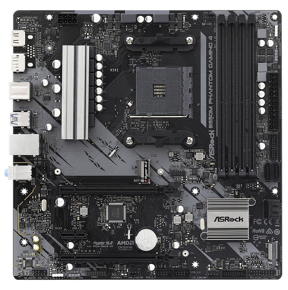 

Материнская плата ASRock B550M Phantom Gaming 4 (sAM4, AMD B550, PCI-Ex16)