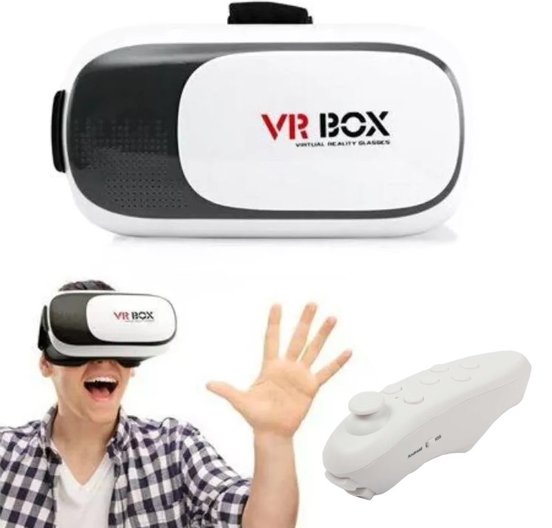 3D Очки виртуальной реальности с пультом управления для телефона VRBOX ...