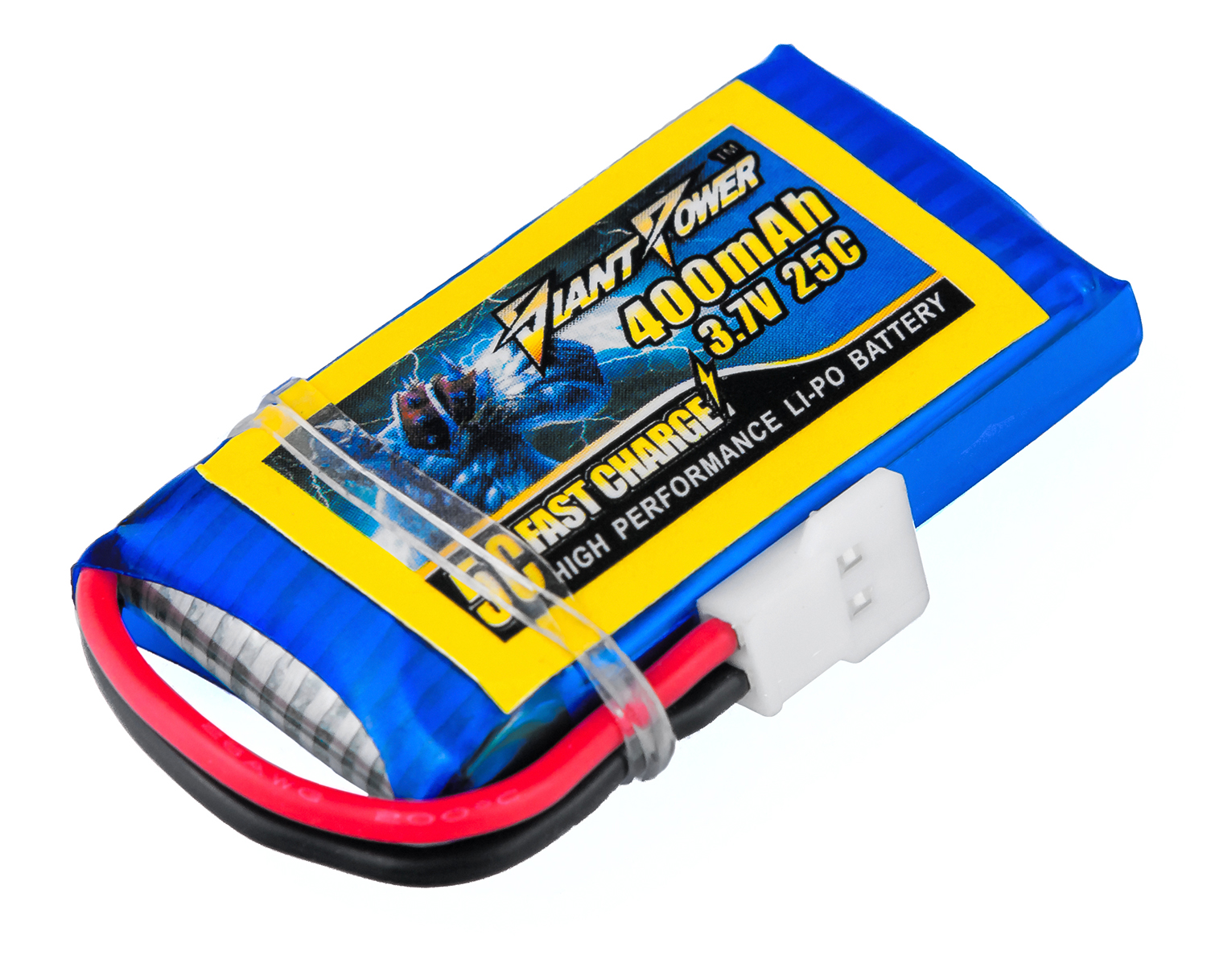 

Аккумулятор Giant Power (Dinogy) Li-Pol 400mAh 3.7V 1S 25C 8x20x38мм для Walkera/Hubsan