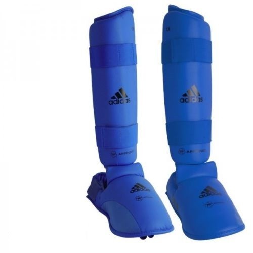 

Защита голени с футами для единоборств Adidas AD-661-35Z-BL синий размер L