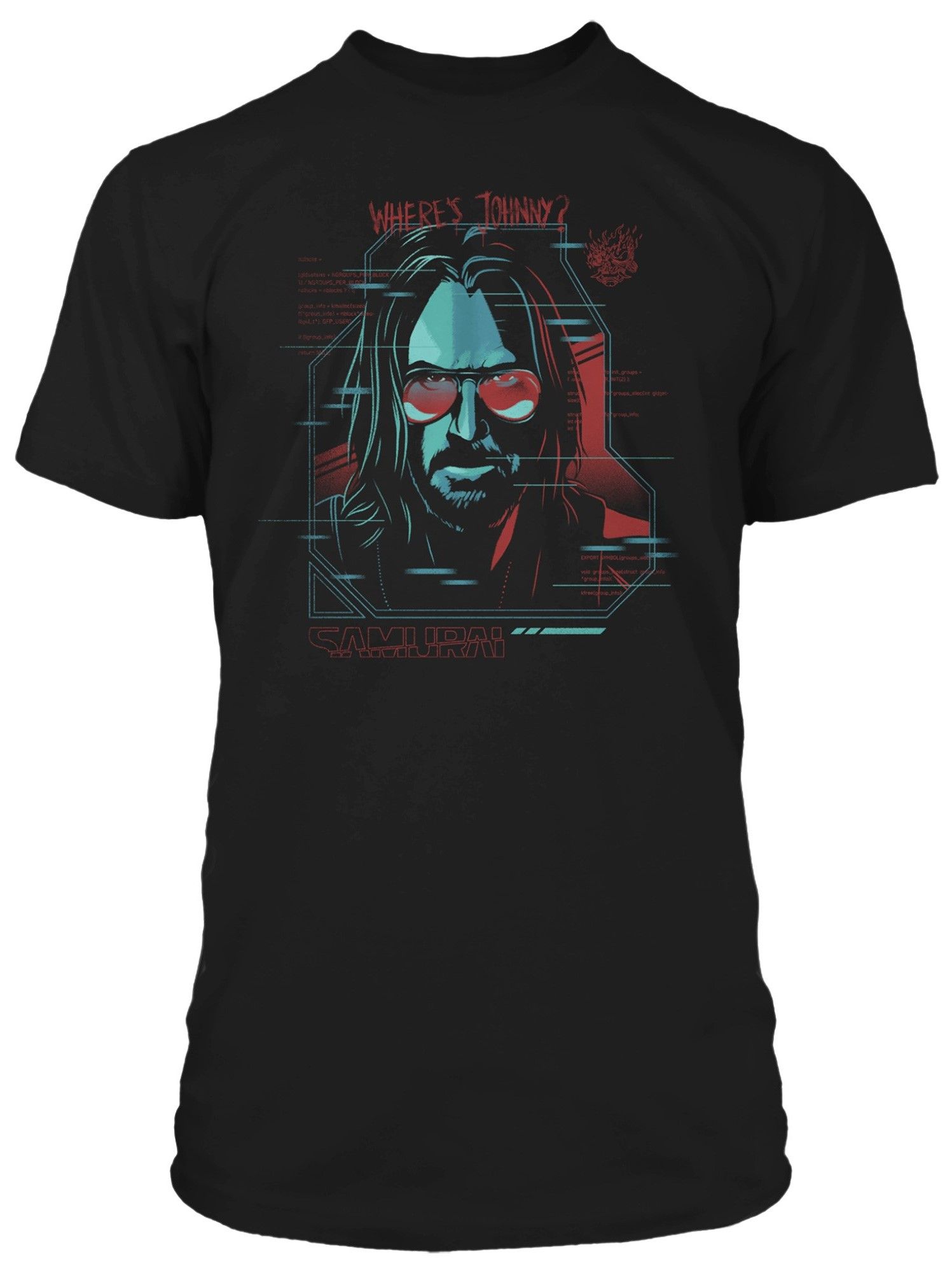 

Футболка JINX Cyberpunk 2077 - Digital Ghost Tee Black, L