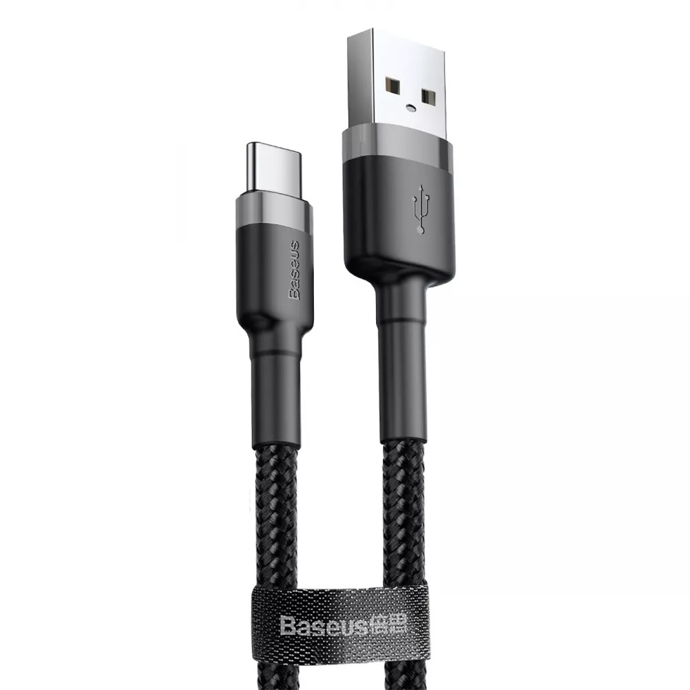 Baseus Catklf Cg Cafule Usb To Type C A Grey Black