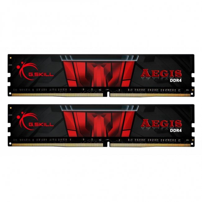 

Модуль памяти для компьютера DDR4 32GB (2x16GB) 3200 MHz Aegis G.Skill (F4-3200C16D-32GIS)