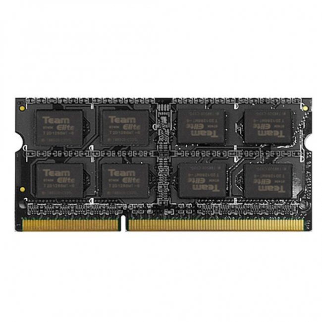 

Модуль памяти для ноутбука SoDIMM DDR3L 8GB 1600 MHz Team (TED3L8G1600C11-S01)