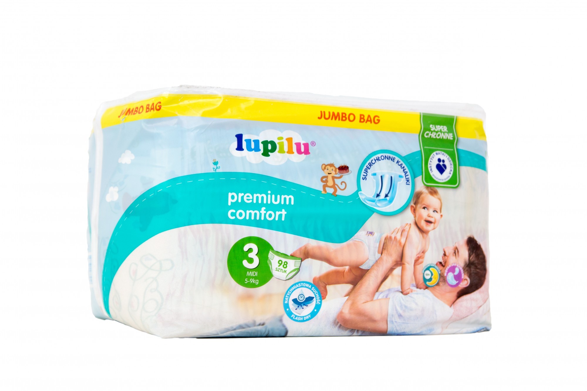 

Підгузки Lupilu Premium comfort Розмір 3, 5-9 кг, 98 шт