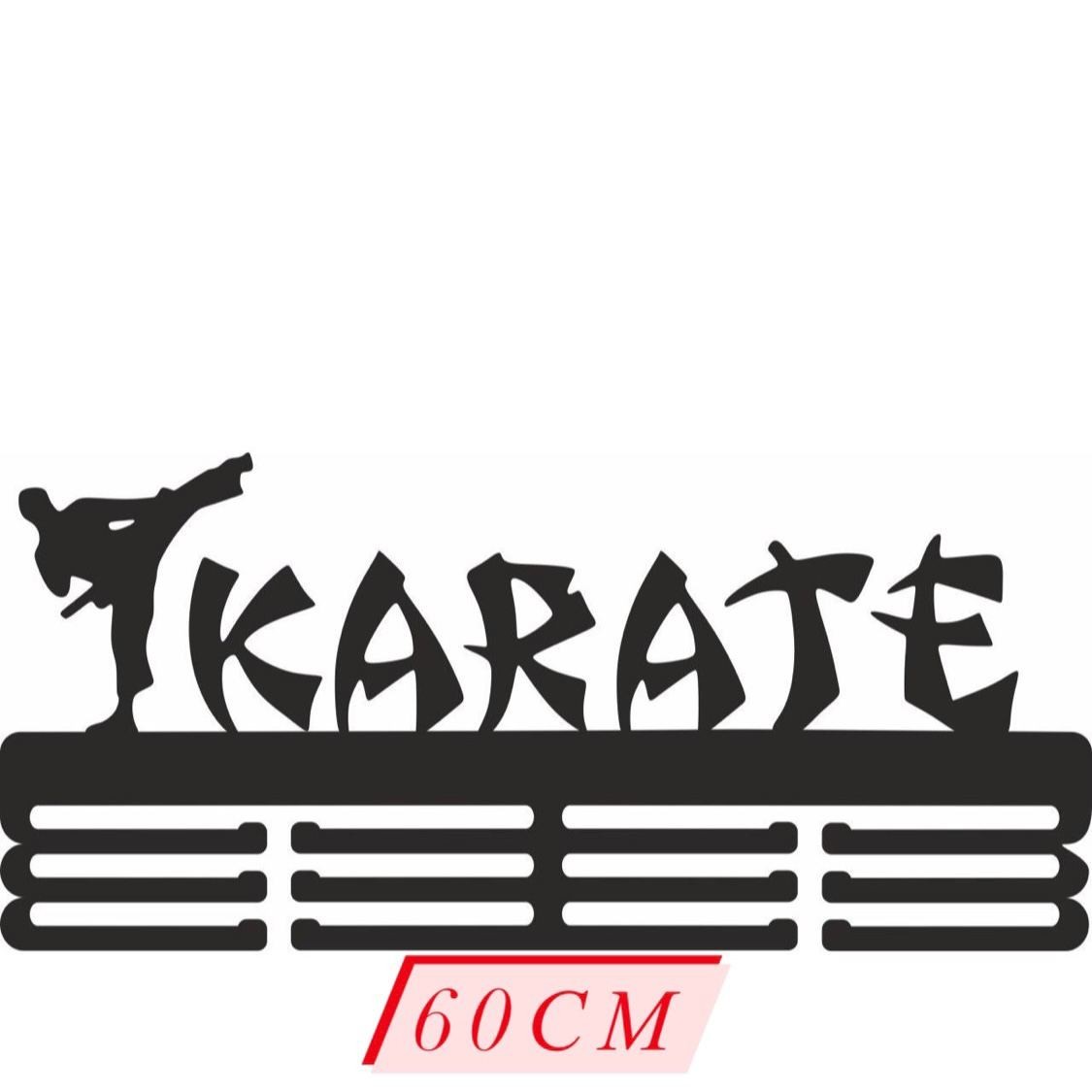 

Медальница "KARATE" Mehold ( сталь + порошковая покраска) 60 см ширина черная
