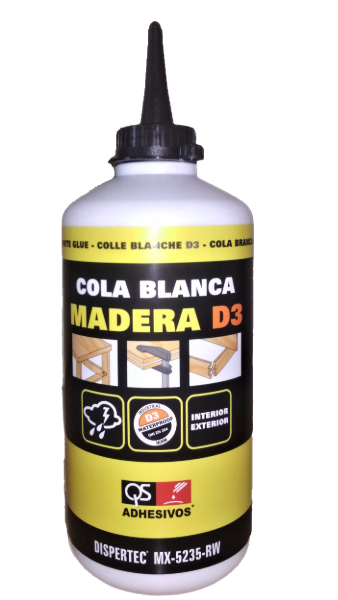 Клей ПВА D3 QS Adhesives DISPERTEC MX-5235 RW, пляшка 0,5 кг – фото ...