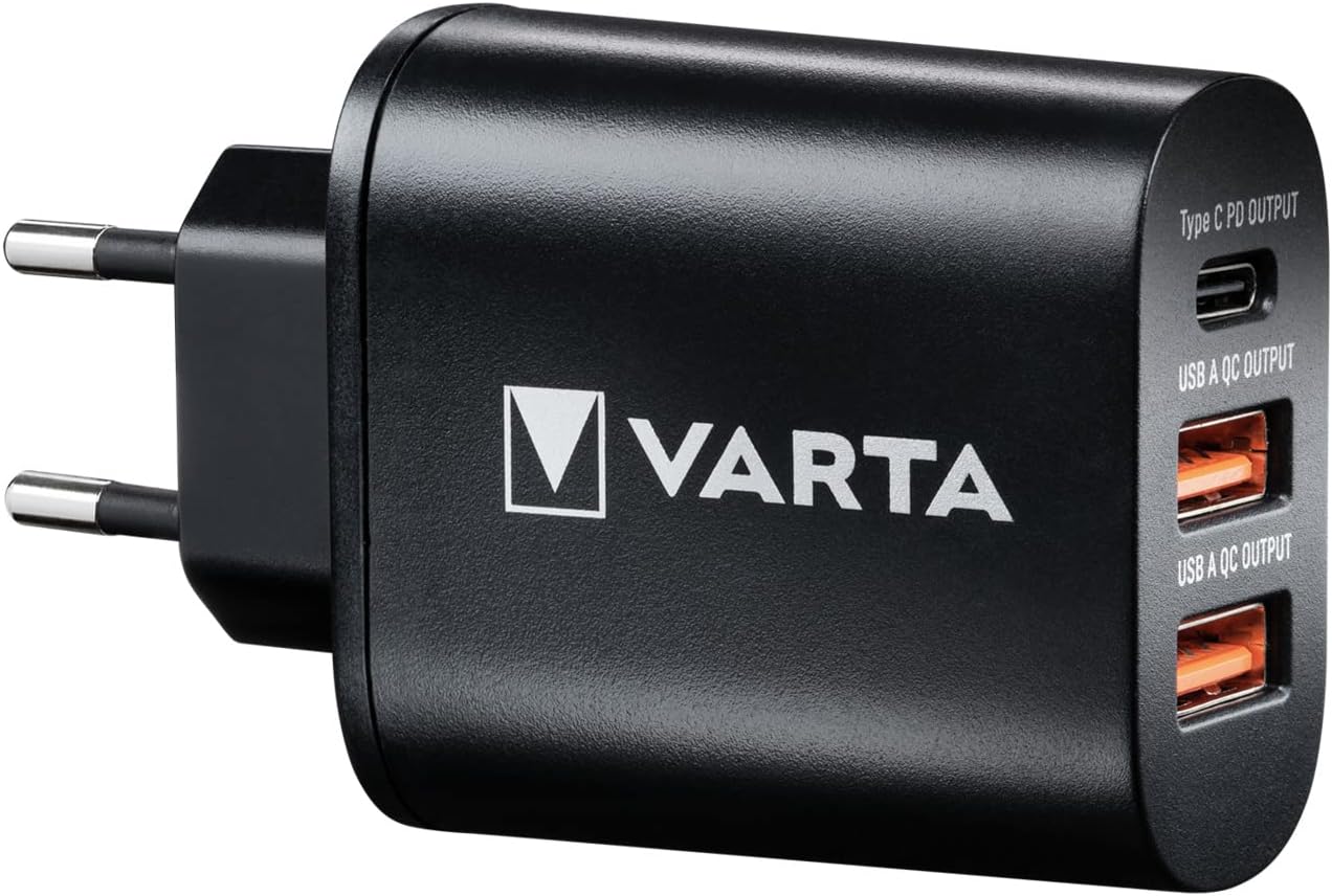Зарядное устройство Varta Wall Charger 38W Black (57958101401) – фото ...
