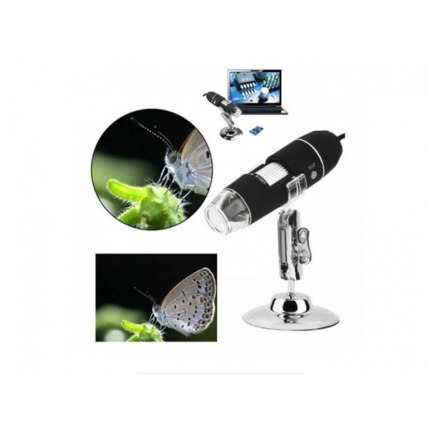 

Цифровой микроскоп USB Digital Microscope zoom 50х – 500х с Led подсветкой Фото и видео съемка объекта