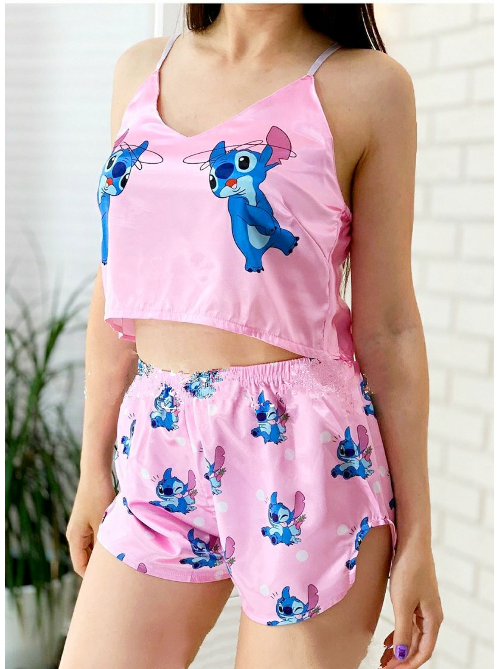 

Женская пижама Beautiful Pajamas из шелка Армани Стич S