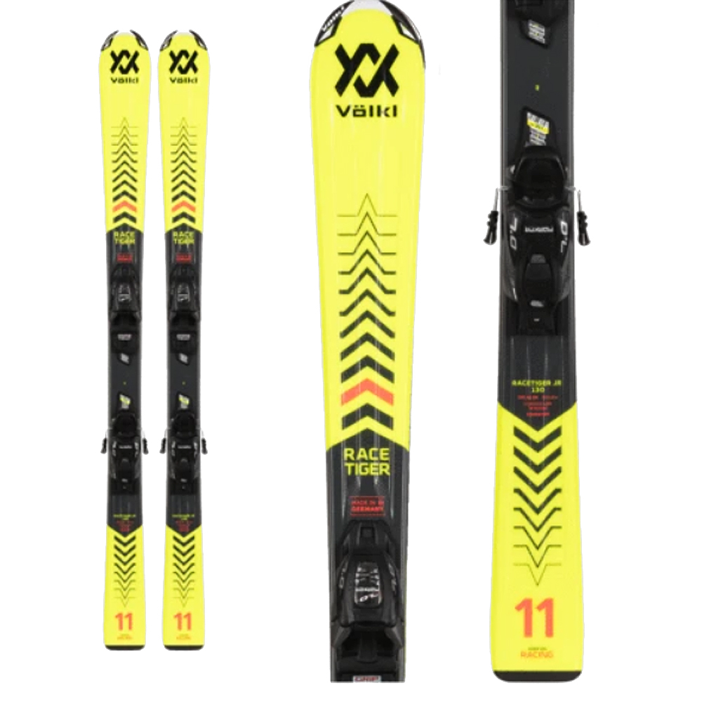 

Детские лыжи Volkl Racetiger JR 130 vMotion 2021 желтые 120465-130