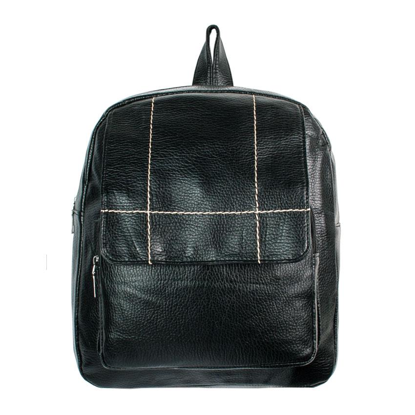 

Рюкзак городской BackPack Кожзам 31х28х10 см Черный