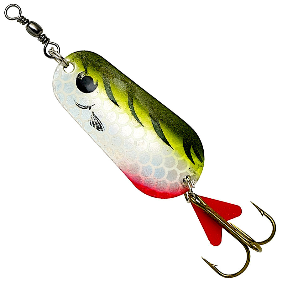 

Блесна DAM Effzett Standard Spoon 45 г 8 см Olive/Chartreuse Tiger UV