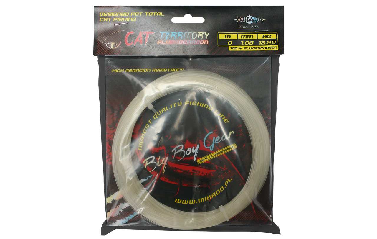 

Леска Mikado Fluorocarbon Cat Territory 30 м 0.50 мм 16.3 кг Прозрачная