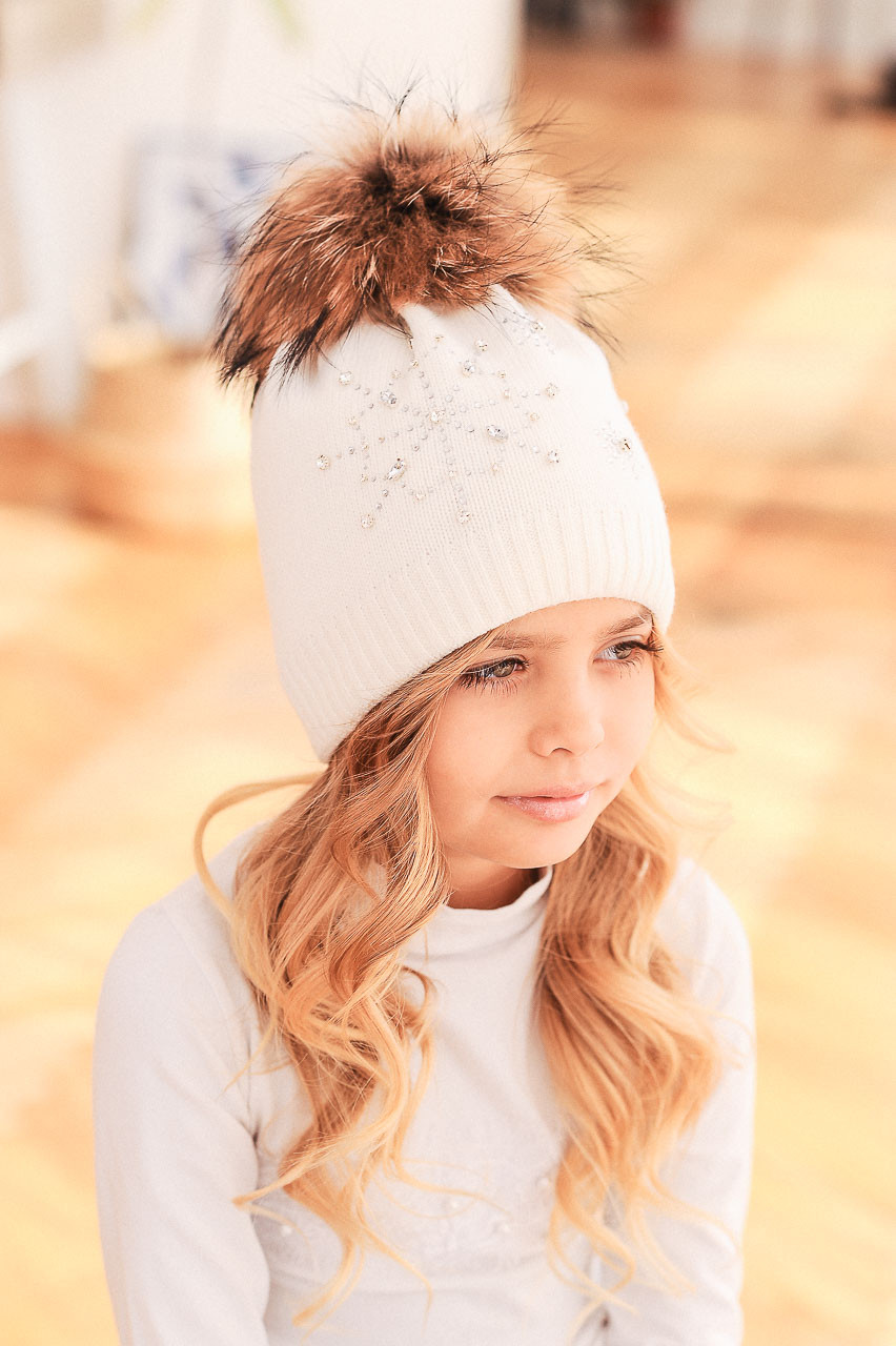

Шапка So cute Эрика 50-55 см Белая (WH1-53)