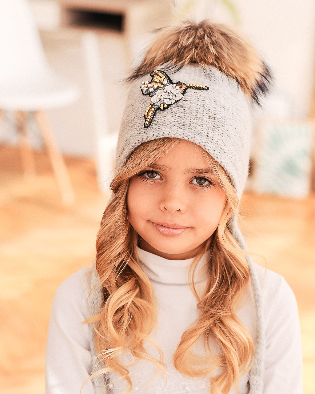 

Шапка So cute Грейс 48-52 см Серая (LG1-50)