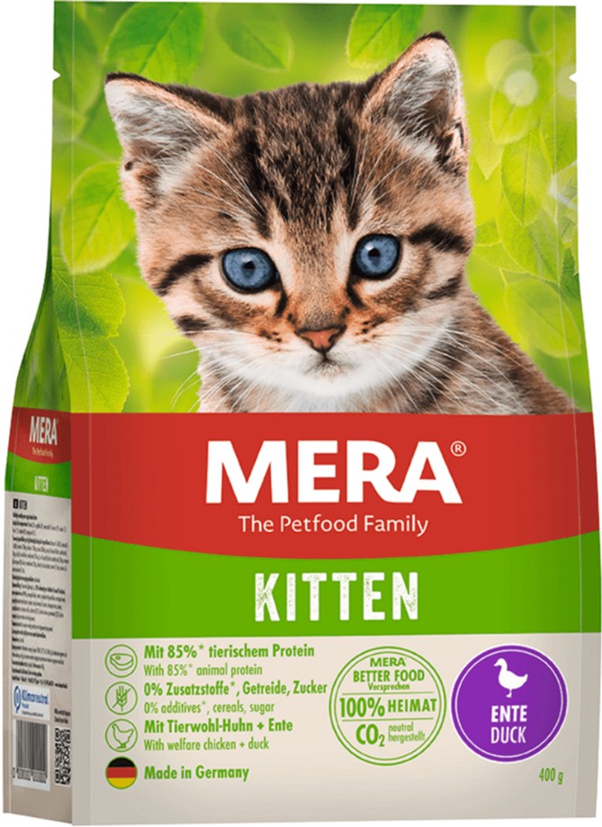 Сухой корм для котят Mera Cats Kitten Duck (Ente) с уткой 400 г ...