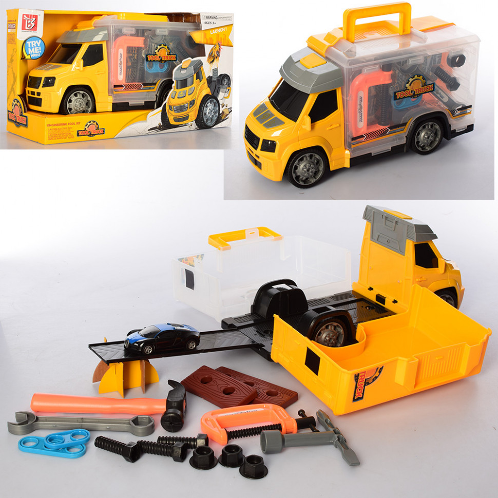 

Гараж BOSHENGLONG TOYS желтый 289-5