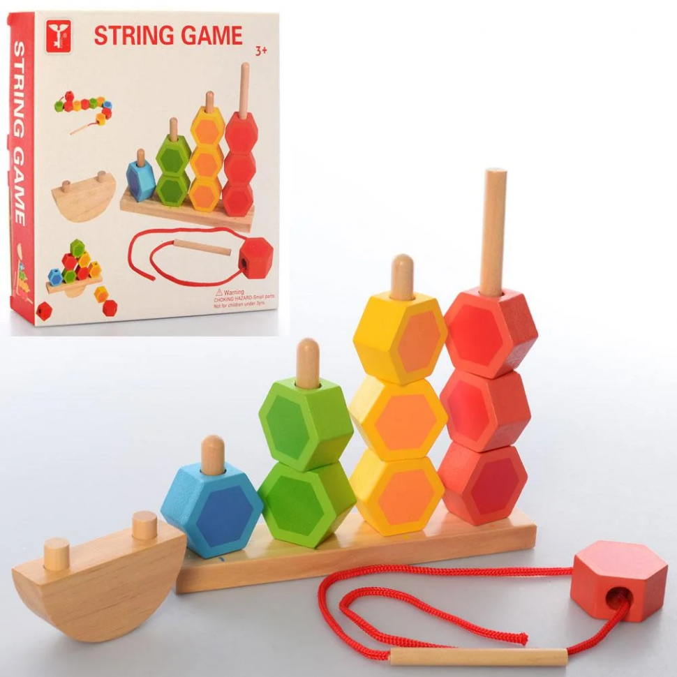 

Деревянная игрушка StoreGo Пирамидка MD 2488
