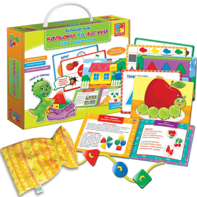 

Игра настольная Vladi Toys "Больше чем Цвета и фигуры" VT2801-20