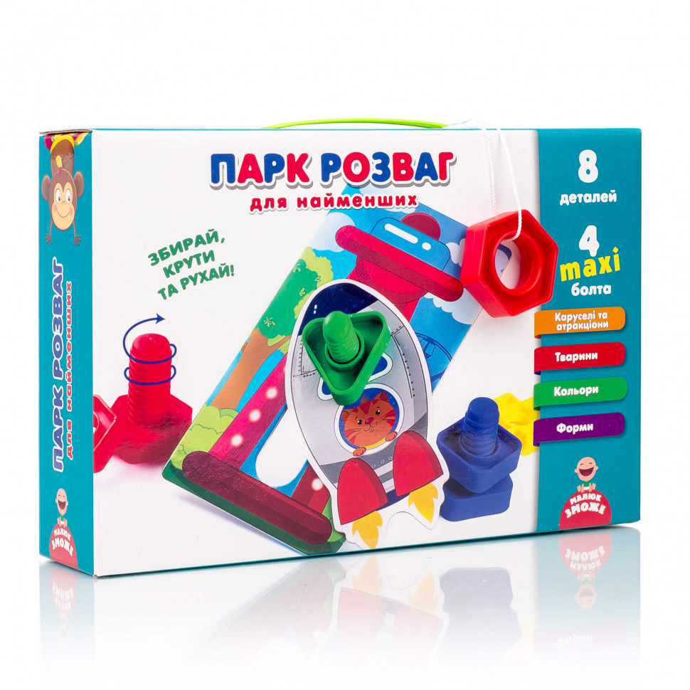 

Игра с болтами Vladi Toys Парк развлечений для самых маленьких VT2905-04 укр