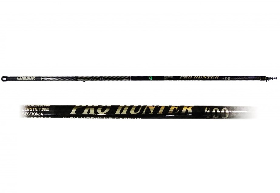 

Удочка Condor Pro Hunter 4м с кольцами (PH-400-C)
