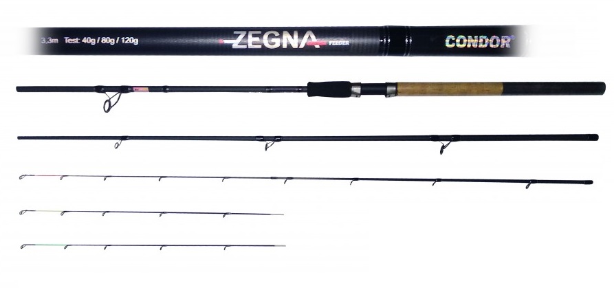 

Удилище фидерное Condor Zegna Feeder 3.9м 150г (ZF-150-390)