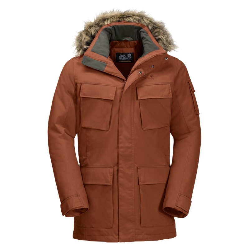 

Парка GLACIER CANYON PARKA Jack Wolfskin 1107673-5090 XXL Коричневый